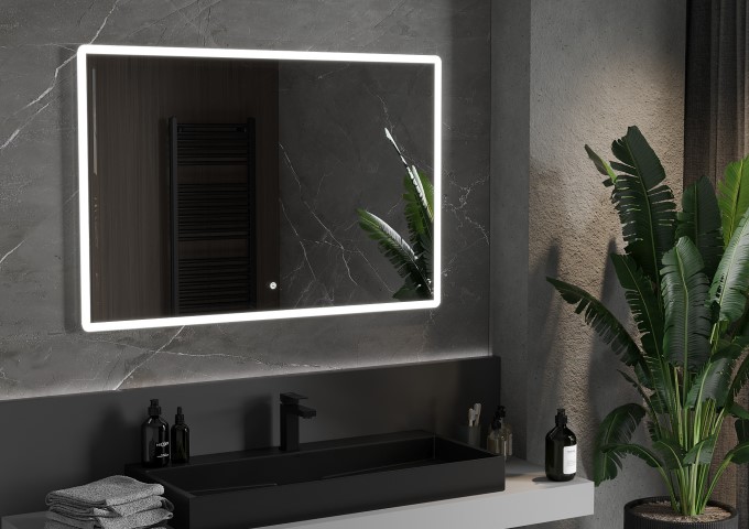 Ogledala kupaonica s LED 100x70cm