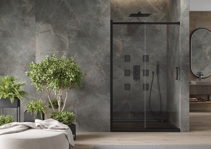 Loft tuš vrata