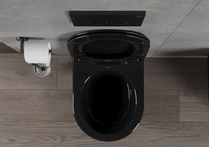 crna wc školjka