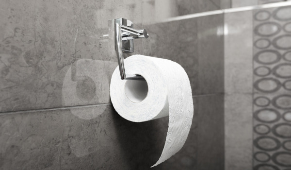 Kako postaviti držač za WC papir s policom?